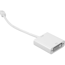 Sharkoon Mini Displayport apa - DVI-D anya Adapterkábel 0.15m - Fehér (4044951017386) kábel és adapter
