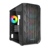 Sharkoon MK3 RGB Micro Tower Fekete