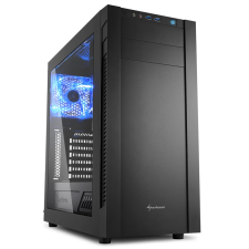 Sharkoon S25-W Window Black számítógép ház