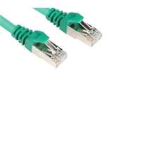 Sharkoon S/FTP CAT7a Patch kábel 3m Zöld kábel és adapter