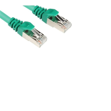 Sharkoon S/FTP CAT7a Patch kábel 5m Zöld kábel és adapter