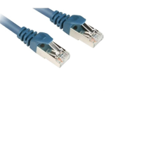 Sharkoon S/FTP CAT7a Patch kábel 7.5m Kék (4044951029655) kábel és adapter