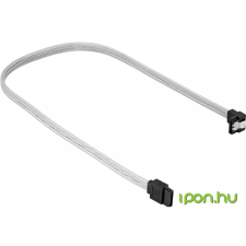 Sharkoon SATA Összekötő Fehér 60cm 4044951016563 kábel és adapter