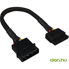 Sharkoon SATA Stromadapter (schwarz, 15cm) kábel és adapter