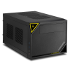 Sharkoon SHARK ZONE C10 táp nélküli Mini-ITX ház fekete (4044951016426) (4044951016426)
