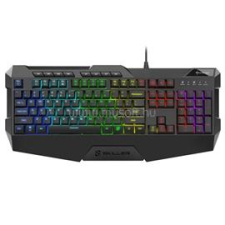 Sharkoon Skiller SGK4 RGB csuklótámaszos multimédiás vezetékes billentyűzet angol lokalizáció (fekete) (4044951020478) billentyűzet