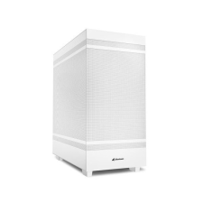 Sharkoon Számítógépház - Rebel C50 White (fehér; 2x120 mm ventilátor, 2xUSB3.0; 1xUSB 3.2; I/O) számítógép ház