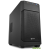 Sharkoon V1000 táp nélküli Micro-ATX ház fekete /4044951013951/