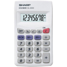 Sharp el-233s zsebszámológép white el-233 s számológép