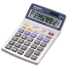 Sharp EL-337C Asztali számológép Grey számológép