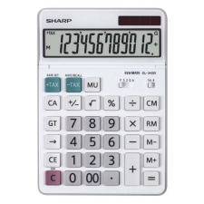 Sharp EL-340W számológép Asztali Kijelző kalkulátor Fehér számológép