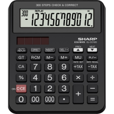 Sharp EL-CC12D Üzleti számológép - Fekete (EL-CC12D) számológép
