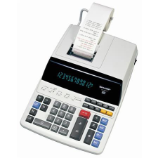 Sharp Számológép, szalagos, 12 számjegy, 2 színű nyomtató, SHARP "EL-2607V" számológép