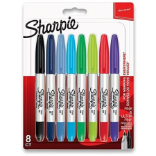 Sharpie TwinTip, 8 színű filctoll, marker