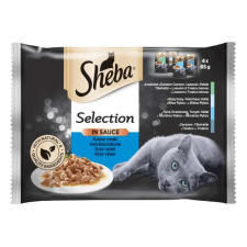 Sheba 4x85 g tasakos cicaeledel halas macskaeledel