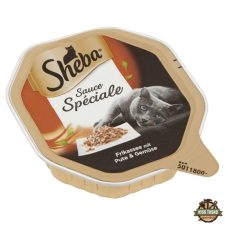 Sheba Alutálca Pulykaragu Zöldség 85gr macskaeledel