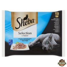 Sheba alutasak 4 pack halas 4x85g Multipack macskaeledel