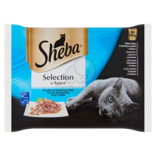 Sheba Sheba Selection alutasakos eledel - halas válogatás 4 x 85 g macskaeledel