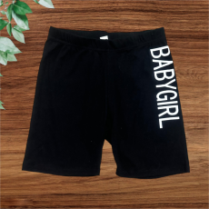 Shein Babygirl, fekete rövidnadrág