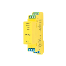Shelly Pro RGBWW PM okos Wi-Fi + Ethernet RGBWW LED vezérlő DIN-sínre okos kiegészítő