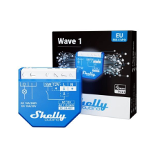 Shelly Qubino Wave 1 egy áramkörös okosrelé, Z-Wave protokoll kompatibilis villanyszerelés