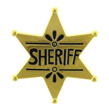  Sheriff jelvény jelmez