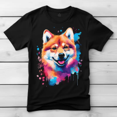  Shiba Inu póló (Férfi)(Színes 2)