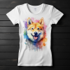  Shiba Inu póló (Női)(Színes)