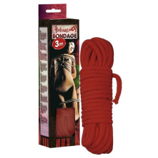 Shibari Bondage Bondage kötél - 3m (piros) bilincs, kötöző