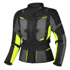 Shima Női motoros kabát Shima Hero 2.0 fekete-szürke-fluo sárga motoros kabát