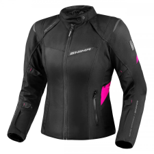 Shima Rush 2.0 női motoros kabát fekete-rózsaszín motoros kabát