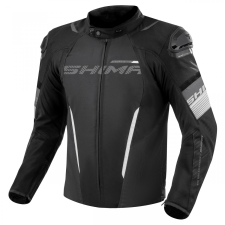 Shima Solid 2.0 motoros kabát fekete-fehér motoros kabát