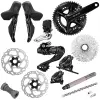 Shimano 105 R 7170 szett, fekete, 11 sebességes, hajtókar 172,5 mm, hajtómű 50-34 SHIMANO  Bicikli alkatrészek Kerékpár alkatrészek Kerékpár hajtókarok és középcsapágyak