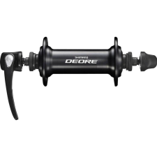 Shimano Deore HB-T610 MTB első kerékagy, 32H, gyorszáras, fekete kerékpár és kerékpáros felszerelés