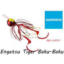  Shimano Engetsu Tiger Baku-Baku 62T Red Curty 120G (59Vej412Q62) csali