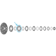 Shimano FOGASKERÉK CS-R7100 Sprocket 17T L kerékpár hajtómű