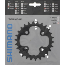 Shimano lánckerék 26f fcm590 26f fekete kerékpáros kerékpár és kerékpáros felszerelés
