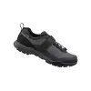 Shimano SH-EX500 férfi trekking és túra kerékpáros cipő, tépőzáras - fűzős, SPD, fekete, 43-as
