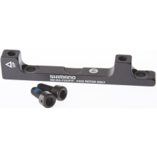 Shimano tárcsafék adapter, első vagy hátsó, PM160-PM203, alumínium, fekete kerékpár fék
