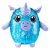 Shimmeez SH01053 Simiflitter: egyszarvú figura 20cm - Ezüst/Kék