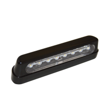 SHIN YO LED rendszámtábla világítás, ABS fekete, hosszú motorkerékpár fényszóró