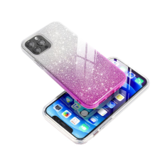 SHINING tok iPhone 16 Pro Max - átlátszó/rózsaszín tok és táska