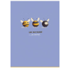 SHKOLYARYK Füzet, tűzött, A4, vonalas, 40 lap, SHKOLYARYK, "Bee different", vegyes