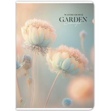 SHKOLYARYK Füzet, tűzött, A4, vonalas, 80 lap, SHKOLYARYK "Garden", vegyes füzet