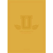SHKOLYARYK Füzet, tűzött, A5, kockás, 60 lap, SHKOLYARYK "University International", vegyes füzet