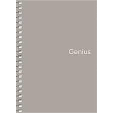 SHKOLYARYK Genius PP borítós spirálfüzet A6, kockás, 80 lap (A6-080-6807K) füzet