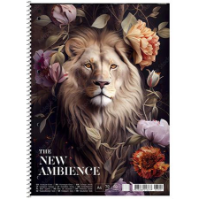 SHKOLYARYK Spirálfüzet, A4+, vonalas, 80 lap, SHKOLYARYK "The New Ambience", vegyes füzet