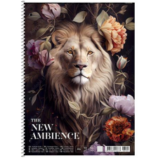 SHKOLYARYK Spirálfüzet, A4+, vonalas, 80 lap, SHKOLYARYK "The New Ambience", vegyes füzet