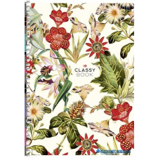 SHKOLYARYK Spirálfüzet, A5, kockás, 80 lap, keményfedeles, SHKOLYARYK "Classy book", vegyes füzet