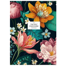 SHKOLYARYK Tropic Paradise tűzött füzet A5, vonalas, 48 lap (A5-048-5227L) füzet